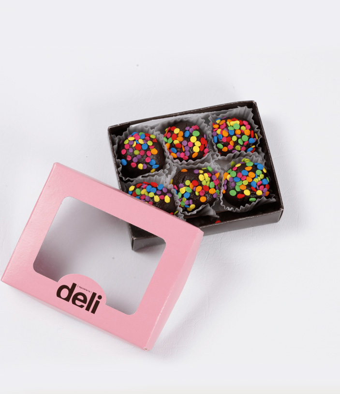 Recomendado Caja de trufas de Brownie x6 Und6